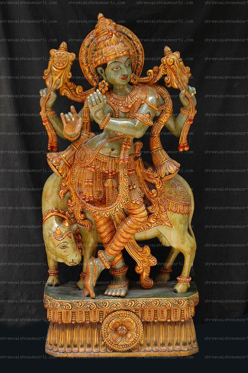 Gau Gopal Marble Moorti