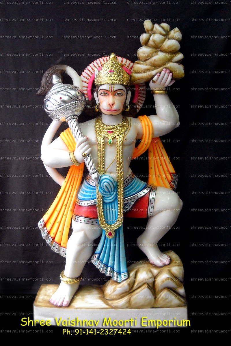 Hanuman Marble Moorti