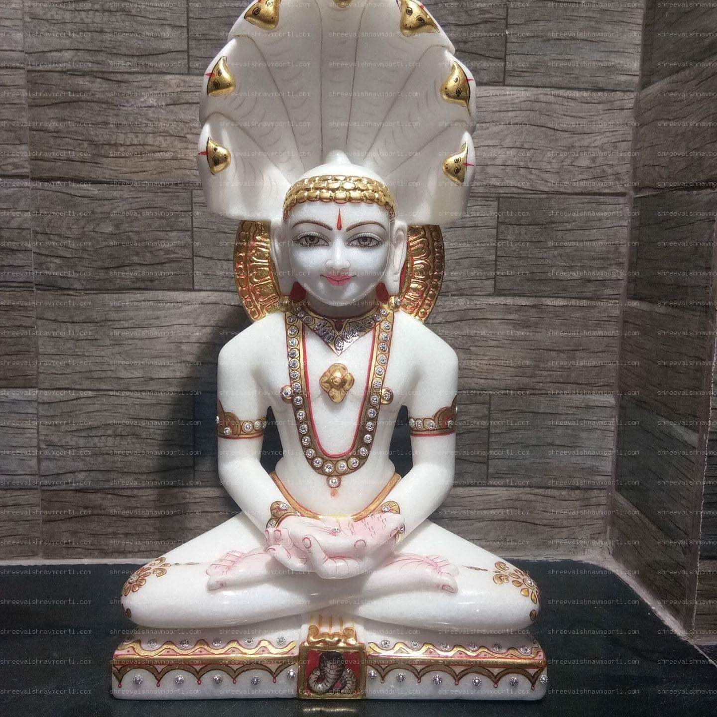 Jain Buddha Marble Moorti