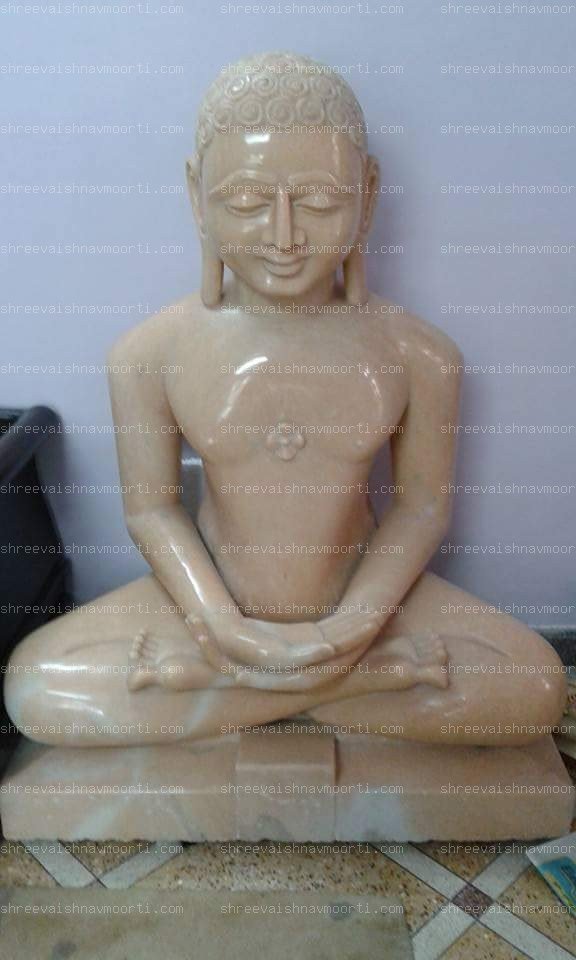 Jain Buddha Marble Moorti