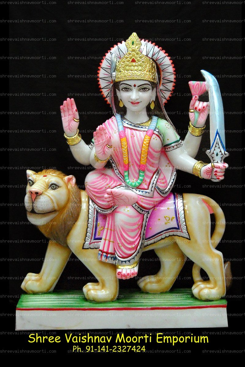 Nav Durga Marble Moorti