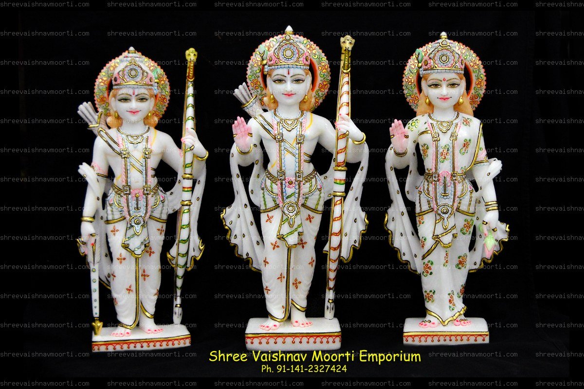 Ram Darbar Marble Moorti