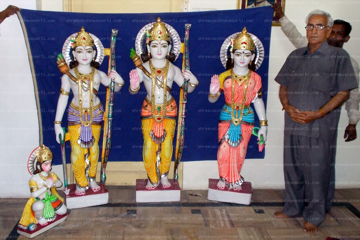 Ram Darbar Marble Moorti