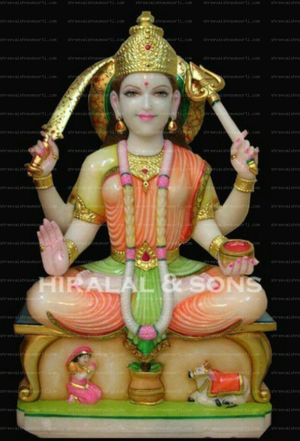 Santoshi Marble Moorti