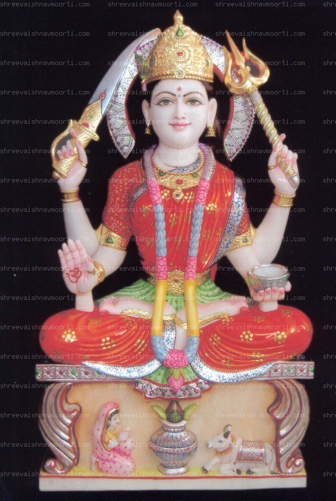 Santoshi Marble Moorti