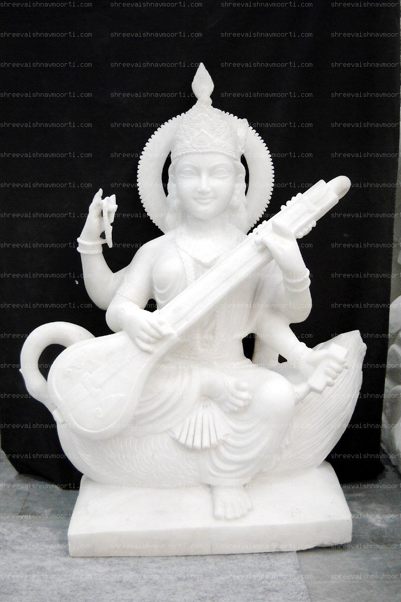 Saraswati Marble Moorti