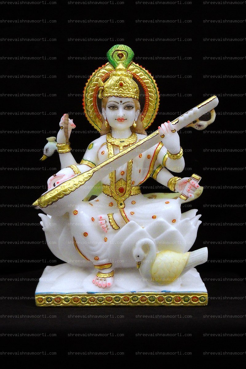 Saraswati Marble Moorti