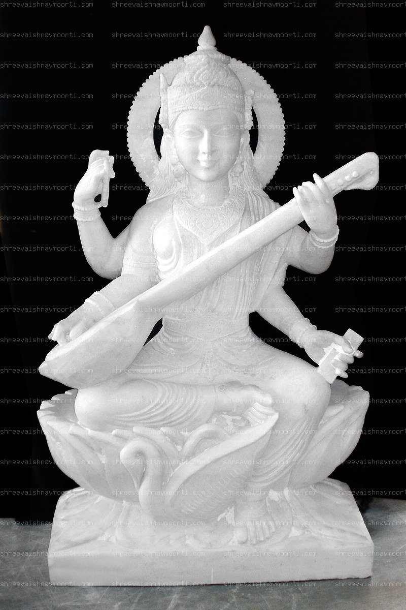 Saraswati Marble Moorti