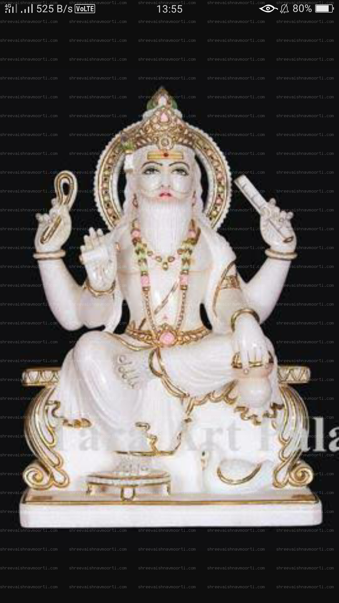 Vishvkarma Marble Moorti